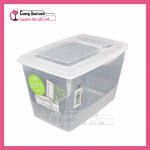 (Dụng Cụ)Hộp Đựng Bột Sữa - Bột Mix Dạng Nằm Nắp Bật 3L