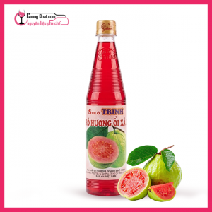 Trinh Siro Ổi Hồng 600ml (1 thùng giảm 5k - 3 thùng giảm 6k - 5 thùng giảm 7k)