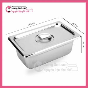 (DC) Bộ Khay Và Nắp Inox 1 - 4