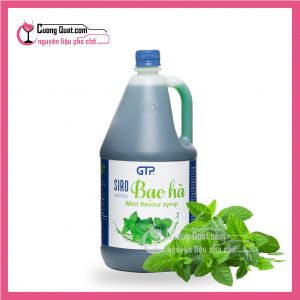GTP Siro Bạc Hà 2.5kg - 1.9L (1 thùng giảm 5k - 3 thùng giảm 6k - 5 thùng giảm 7k)