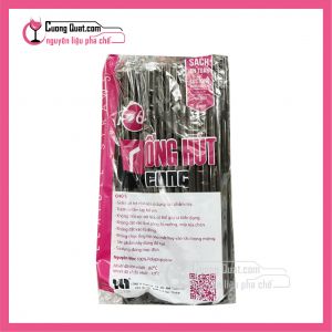 (DC) Ống Hút Cong P6 Đen