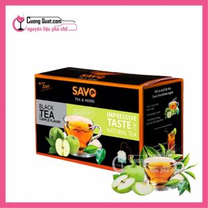 Trà Savo (Túi Lọc) Hương Táo (CTKM: Mua 1T giảm 2k mỗi hộp, có thể mix)