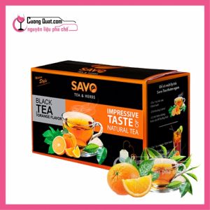 Trà Savo (Túi Lọc) Hương Cam (CTKM: Mua 1T giảm 2k mỗi hộp, có thể mix)