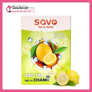 Trà Savo (Hòa Tan) Chanh (CTKM: Mua 1T giảm 2k mỗi hộp, có thể mix)