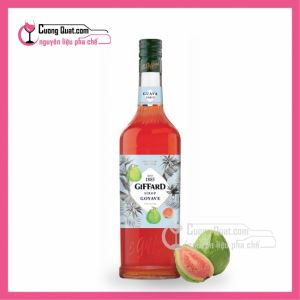 Giffard Siro Ổi Hồng 1L (1 thùng giảm 5k - 3 thùng giảm 6k - 5 thùng giảm 7k)