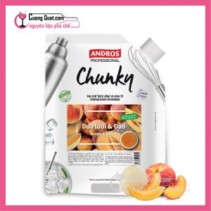 Chunky Mứt Dưa Lưới Đào 1kg (1 thùng giảm 5k - 3 thùng giảm 6k - 5 thùng giảm 7k)