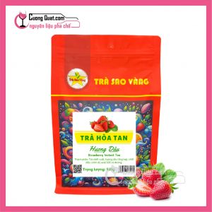Sao Vàng Trà Hòa Tan Dâu 500g (5 gói giảm 2k - 10 gói giảm 3k - 20 gói giảm 5k)