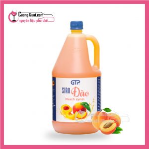 GTP Siro Đào 2.5kg - 1.9L (1 thùng giảm 5k - 3 thùng giảm 6k - 5 thùng giảm 7k)