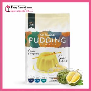 Bột Dans Pudding Sầu Riêng 500gr (CTKM: Mua 10 gói giảm 1k mỗi gói, 20 gói giảm 2k mỗi gói, 60 gói giảm 3k mỗi gói có thể mix)