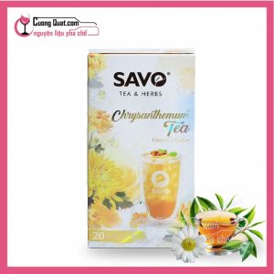 Trà Savo (Túi Lọc Kép) Hương Hoa Cúc (CTKM: Mua 1T giảm 2k mỗi gói, có thể mix)
