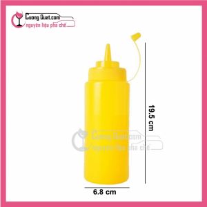 (DC) Bình Đựng Sữa Đường 450ml (Vàng)