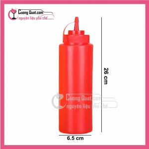 (DC) Bình Đựng Sữa Đường 700ml (Đỏ)