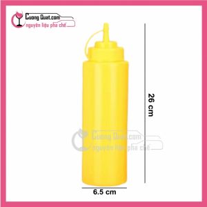 (DC) Bình Đựng Sữa Đường 700ml (Vàng)