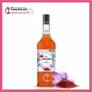 Siro Giffard Nghệ Tây (Saffron) 1L(Mua 1 thùng giảm 2k mỗi chai)