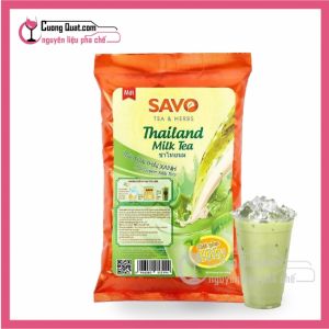 Trà Savo Trà Sữa Thái Xanh 600gr (CTKM: Mua 1T giảm 2k mỗi gói, có thể mix)