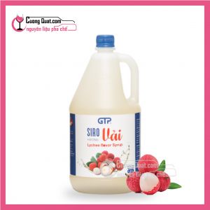 GTP Siro Vải 2.5kg - 1.9L (1 thùng giảm 5k - 3 thùng giảm 6k - 5 thùng giảm 7k)