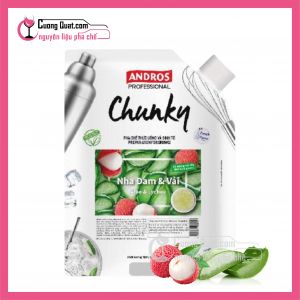 Chunky Mứt Nha Đam Vải 1kg (1 thùng giảm 5k - 3 thùng giảm 6k - 5 thùng giảm 7k)