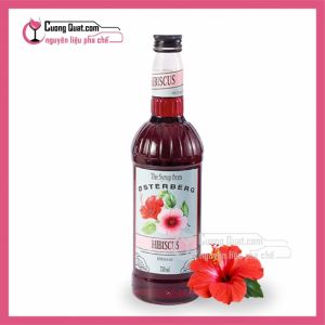 Siro ORANA (Osterberg) Hương Hibicus 750ml (Mua 1 thùng giảm 2k mỗi chai)