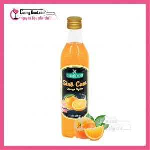 GoldenFarm Siro Cam Vàng 520ml (1 thùng giảm 2k - 3 thùng giảm 3k - 5 thùng giảm 4k)