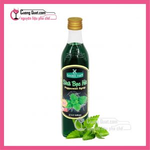 GoldenFarm Siro Bạc Hà 520ml (1 thùng giảm 2k - 3 thùng giảm 3k - 5 thùng giảm 4k)