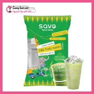 Savo Trà (Túi Lọc) Thái Xanh 300Gr (CTKM: Mua 1T giảm 2k mỗi gói, có thể mix)