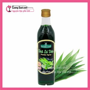 GoldenFarm Siro Lá Dứa 520ml (1 thùng giảm 2k - 3 thùng giảm 3k - 5 thùng giảm 4k)