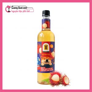 Hestia Siro Chôm Chôm 750ml (1 thùng giảm 5k - 3 thùng giảm 6k - 5 thùng giảm 7k)