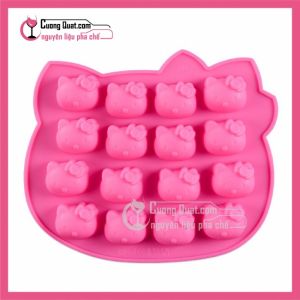 (DC) Khuôn Silicon Hình Mèo Hello Kitty (QT)