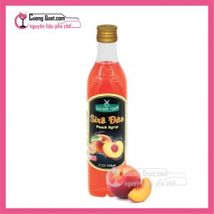 GoldenFarm Siro Đào 520ml (1 thùng giảm 2k - 3 thùng giảm 3k - 5 thùng giảm 4k)