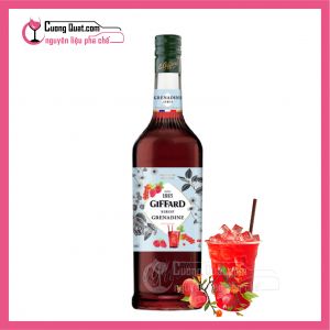 Siro Giffard Lựu CÂY (Grenade) 1L (1 thùng giảm 5k - 3 thùng giảm 6k - 5 thùng giảm 7k)