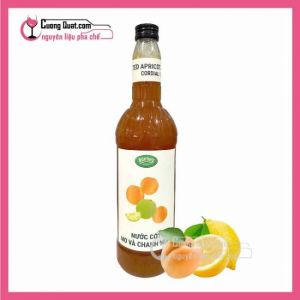 Nước Cốt Osterberg Mơ Và Chanh Muối 1L (Mua 1 thùng giảm 2k mỗi chai)