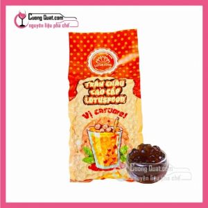 Trân Châu Lotus Caramel đặc biệt 1KG (1 thùng giảm 2k - 3 thùng giảm 3k - 5 thùng giảm 4k)
