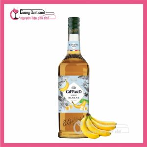 Giffard Siro Chuối 1L (1 thùng giảm 5k - 3 thùng giảm 6k - 5 thùng giảm 7k)