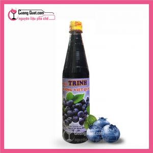 Trinh Siro Việt Quất 600ml (1 thùng giảm 5k - 3 thùng giảm 6k - 5 thùng giảm 7k)