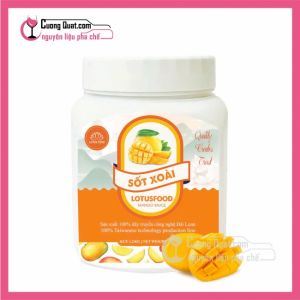 Sốt Lotus Xoài 1,2kg(CTKM Noel : Mua 1 Thùng giảm 2k mỗi hộp)
