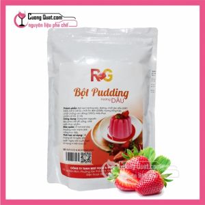 Bột Pudding R&G Dâu 1kg (CTKM: Mua 10 gói giảm 1k mỗi gói, 20 gói giảm 2k mỗi gói, 60 gói giảm 3k mỗi gói có thể mix)