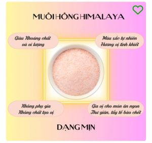 Muối hồng himalaya dạng mịn 25kg