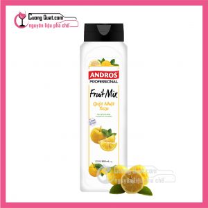 Andros Fruit Mix Quýt Nhật Yuzu 820ml (1 thùng giảm 5k - 3 thùng giảm 6k - 5 thùng giảm 7k)