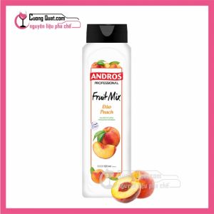 Andros Fruit Mix Đào 820ml (1 thùng giảm 5k - 3 thùng giảm 6k - 5 thùng giảm 7k)