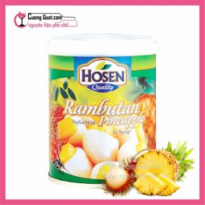 (Khác) Hosen Chôm Chôm Dứa Ngâm Nước Đường 234g