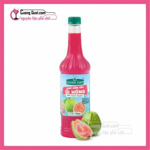 Goldenfarm Siro Đậm Đặc Ổi Hồng 700ml (1 thùng giảm 2k - 3 thùng giảm 3k - 5 thùng giảm 4k)