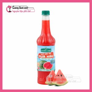 Goldenfarm Siro Đậm Đặc Dưa Hấu 700ml (1 thùng giảm 2k - 3 thùng giảm 3k - 5 thùng giảm 4k)