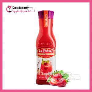 La Fresh Nước Ép Dâu 650ml (1 thùng giảm 5k - 3 thùng giảm 6k - 5 thùng giảm 7k)