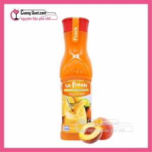 La Fresh Sinh Tố Đào 650ml (1 thùng giảm 2k - 3 thùng giảm 3k - 5 thùng giảm 4k)