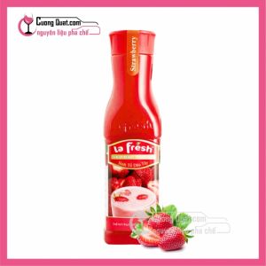 La Fresh Sinh Tố Dâu 650ml (1 thùng giảm 2k - 3 thùng giảm 3k - 5 thùng giảm 4k)