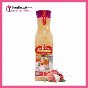 La Fresh Nước Ép Vải 650ml (1 thùng giảm 5k - 3 thùng giảm 6k - 5 thùng giảm 7k)
