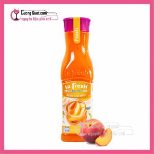 La Fresh Nước Ép Đào 650ml (1 thùng giảm 5k - 3 thùng giảm 6k - 5 thùng giảm 7k)