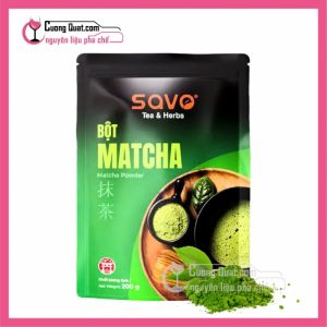 Bột Matcha Savo 200gr (CTKM: Mua 10 gói giảm 2k mỗi gói)