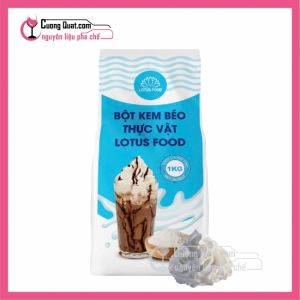 Lotus Bột Kem Béo (Xanh) 1kg (1 thùng giảm 2k - 3 thùng giảm 3k - 5 thùng giảm 4k)