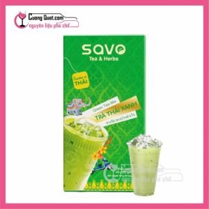 Trà SAVO (Túi Lọc) Thái Xanh (Hộp 20 gói x 2g) (CTKM: Mua 1T giảm 2k mỗi hộp, có thể mix)